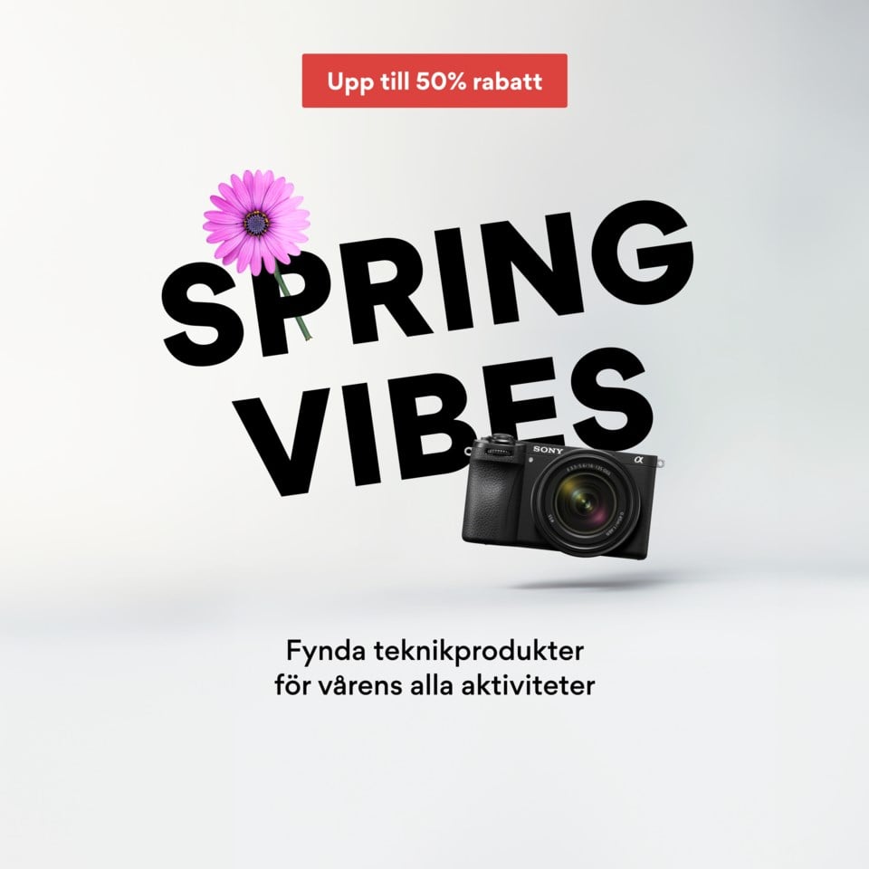 Spring Vibes på Scandinavian Photo har produkterna för vårens alla aktiviteter