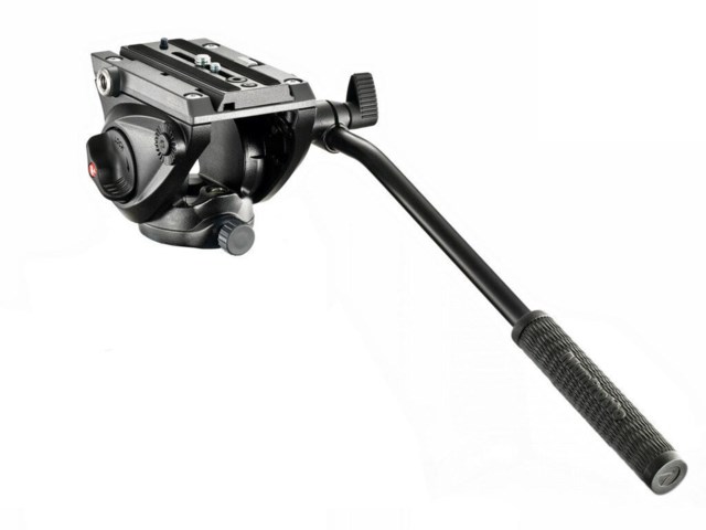 Manfrotto Videohuvud MVH500AH Flatbase + 500pl snabbplatta