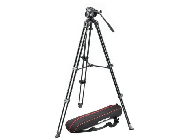 Manfrotto Videostativkit MVT502AM + MVK500AM videohuvud