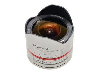 Samyang 8mm f/2,8 UMC Fisheye silver till Fuji X