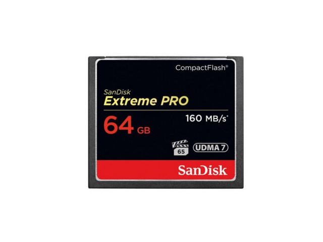 Sandisk Minneskort Compact Flash 64GB UDMA 7 Extreme Pro