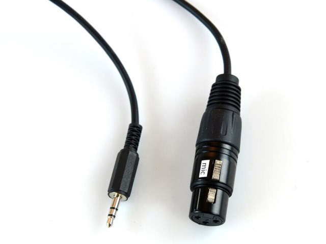 Pulse Mikrofonkabel XLR hona - 3,5 mm minitele hane 3 m