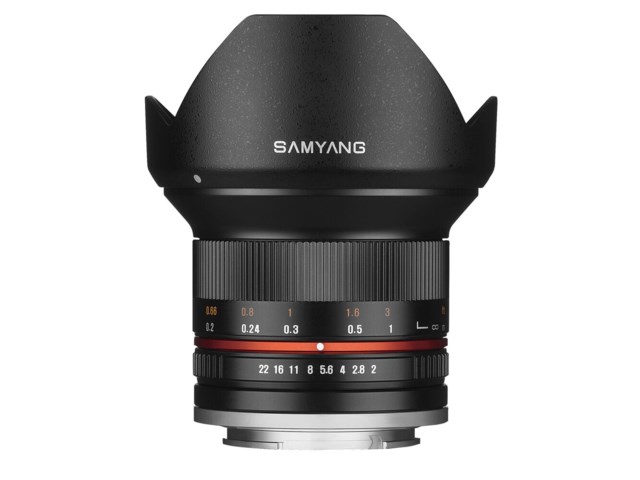 Samyang 12mm f/2,0 NCS CS svart till Fuji X