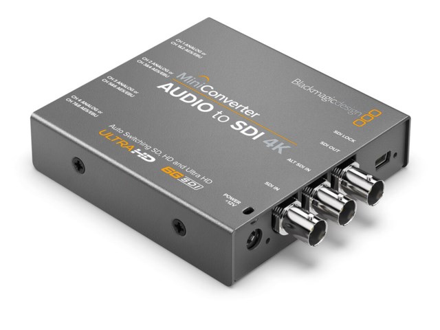 Blackmagic Design Mini Converter - Audio till SDI 4K