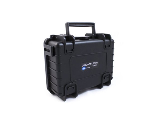 B+W Outdoor Case Type 500 svart med skumplast