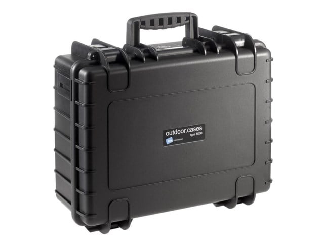B+W Outdoor Case Type 5000 svart med skumplast