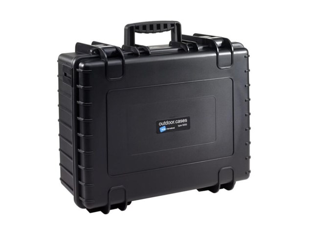 B+W Outdoor Case Type 6000 svart med avdelare