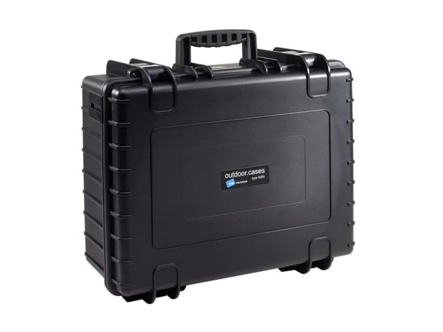 B+W Outdoor Case Type 6000 svart med skumplast