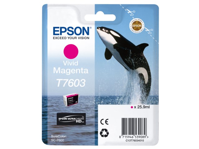 Epson Bläckpatron vivid magenta 25,9 ml  T7603 till