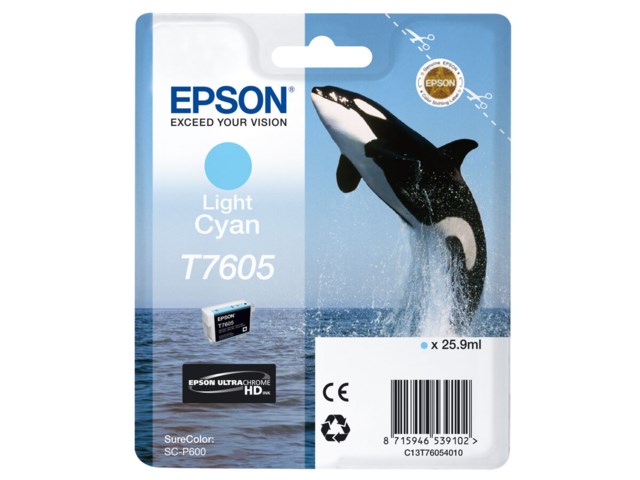 Epson Bläckpatron ljus cyan 25,9 ml T7605 till SC-P600