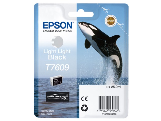 Epson Bläckpatron ljus ljus svart 25,9 ml T7609 till