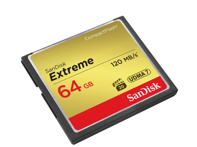 Sandisk Minneskort Compact Flash 64GB Extreme 120MB/s