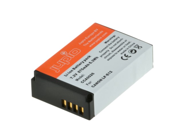 Jupio LP-E12 875mAh Canon kamerabatteri
