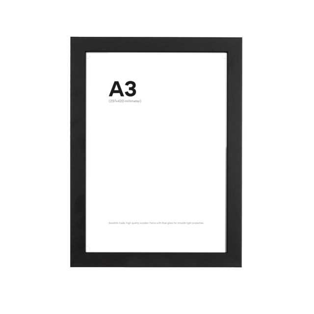 Scandinavian Photo Fotoram A3 svart