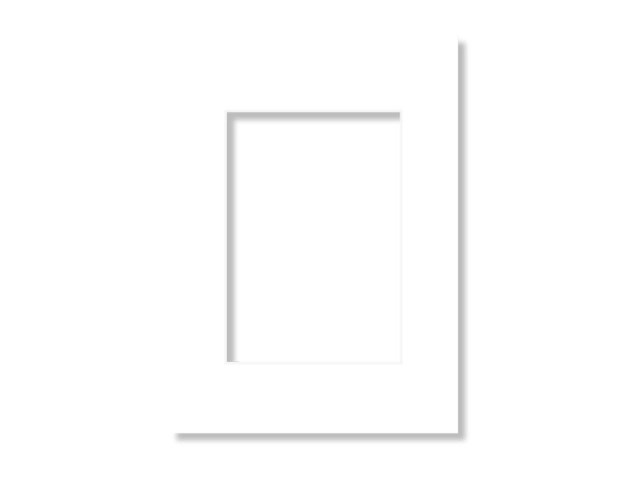 Scandinavian Photo Passepartout för 60x80-fotoram kritvit