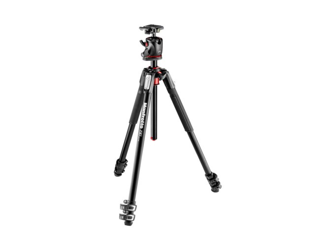 Manfrotto Stativkit MK190XPRO3 + MHXPRO-BHQ2 aluminium