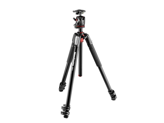 Manfrotto Stativkit MK055XPRO3 + MHXPRO-BHQ2 aluminium