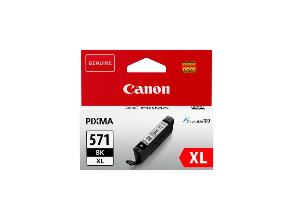 Canon Blackpatron Cli 571xl Bk Svart 11 Ml For Ts5050 Scandinavianphoto Se