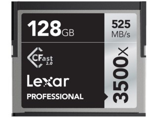 Lexar Minneskort Pro CFast 2.0 128GB 525MB/s 3500x