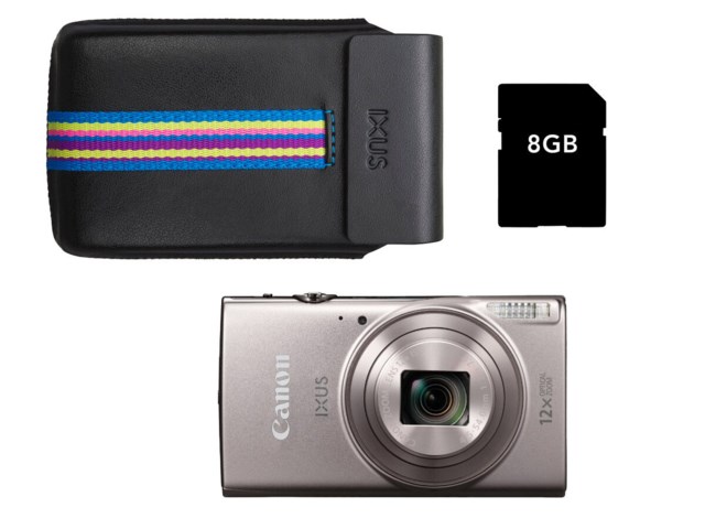 Canon IXUS 285 HS silver med Essentials kit