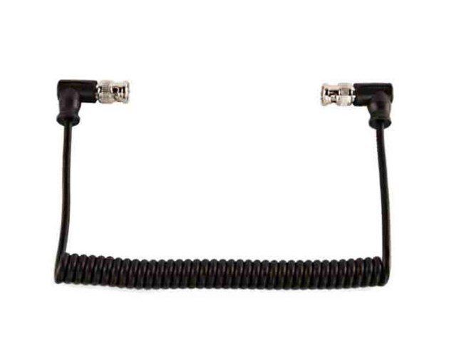 Shape HD-SDI spiralkabel 25 cm BNC hane - BNC hane