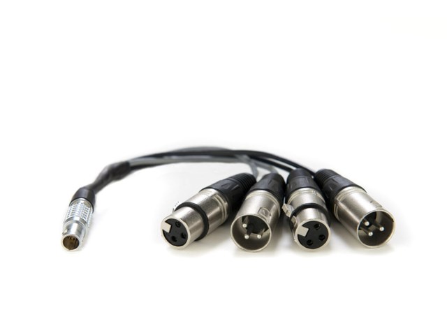 Atomos Lemo till XLR breakout cable