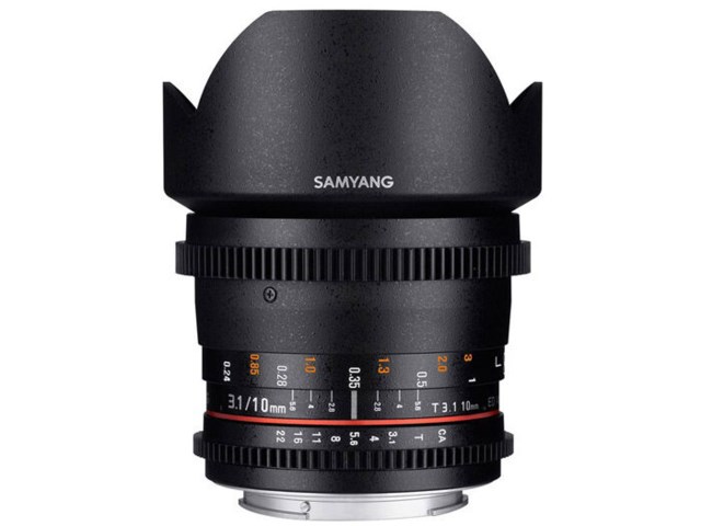 Samyang 10mm T3.1 ED AS NCS CS II VDSLR till Canon