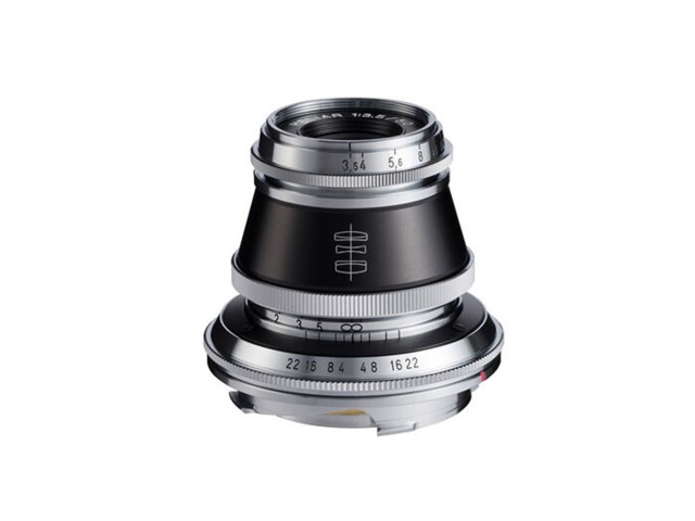 Voigtländer 50mm f/3,5 Heliar svart/silver till Leica M