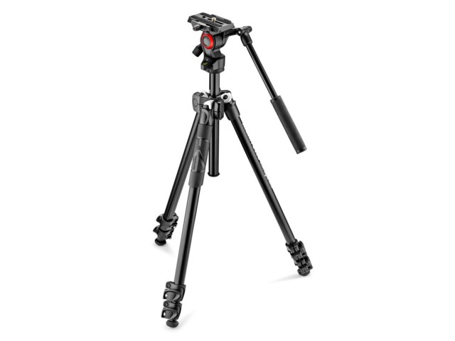 Manfrotto Videostativkit 290 Light + MVH400AH