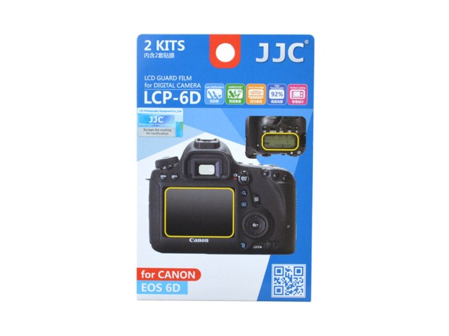 JJC LCD-skydd LCP-6D till Canon EOS 6D 2-pack