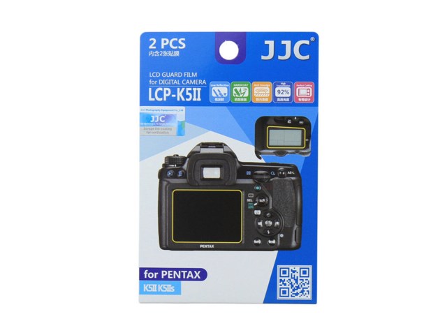 JJC LCD-skydd LCP-K5II till Pentax K5II/K5IIS 2-pack
