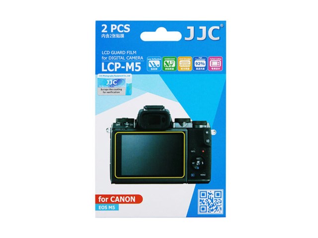 JJC LCD-skydd LCP-M5 till Canon EOS M5 2-pack