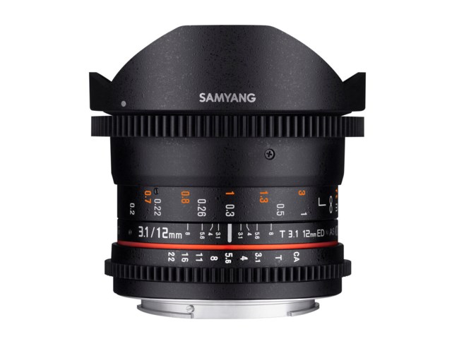 Samyang 12mm T3.1 VDSLR ED AS NCS Fisheye till Micro 4/3