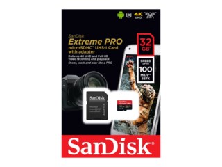 SanDisk Minneskort Secure Digital Micro 32GB SDHC Extreme