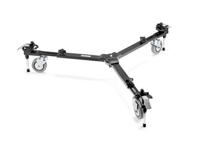Manfrotto VR dolly justerbar aluminium svart