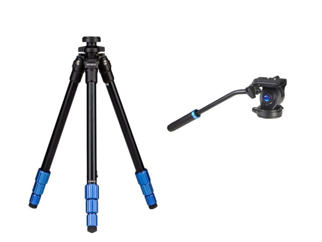 Benro Videostativkit TSL08AS2CSH Slim Aluminium