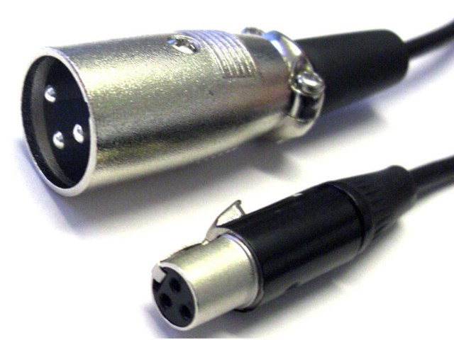 Pulse Mikrofonkabel Mini-XLR hona - XLR hane, 1,5 meter