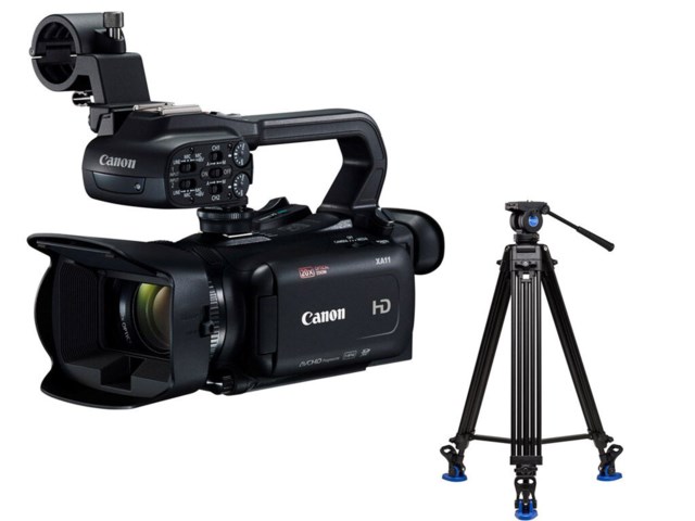 Canon XA11 + videostativkit KH26P