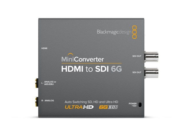 Blackmagic Design Mini konverter - HDMI till SDI 6G
