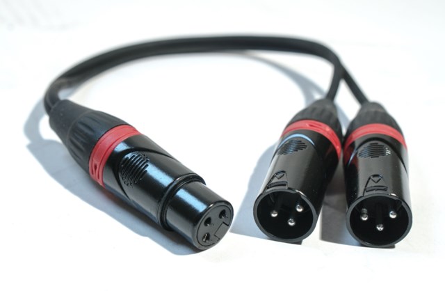 Pulse Splitkabel XLR hona - 2x XLR hane 30 cm