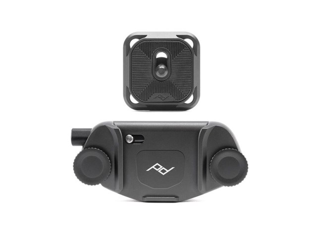 Peak Design Capture Camera Clip v3 svart med platta