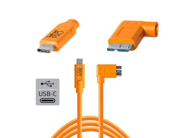Tether Tools USB-C 3.0 - B Micro TetherPro angled 4,6m