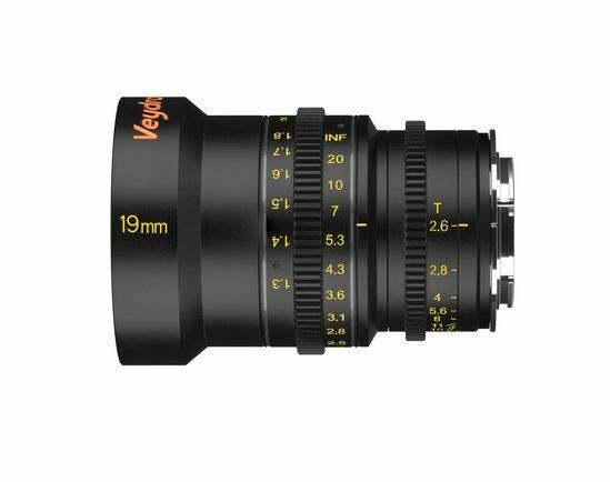 Veydra 19mm T2.6 Mini Prime E-mount meter