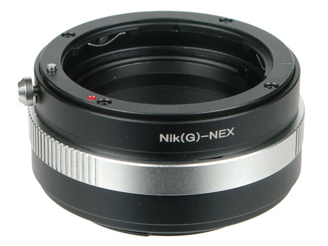 Big Adapter Nikon G objektiv - Sony E kamerahus