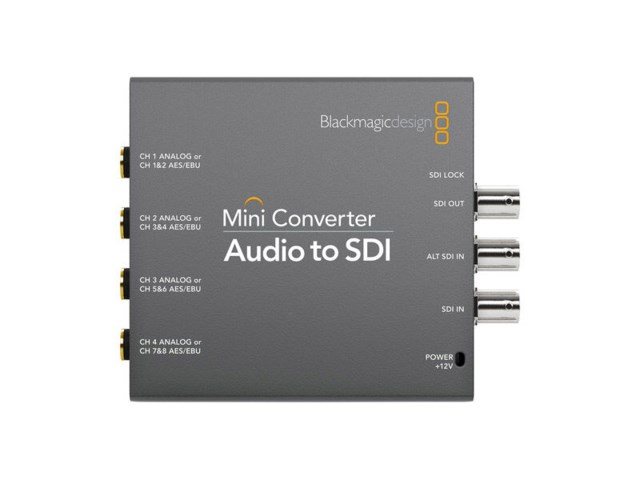 Blackmagic Design Mini converter - Audio till SDI 2
