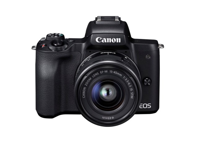 Canon EOS M50 svart + EF-M 15-45mm f/3,5-6,3 IS STM