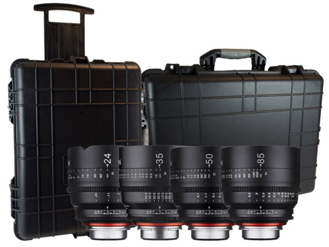 Samyang Xeen kit till Sony E