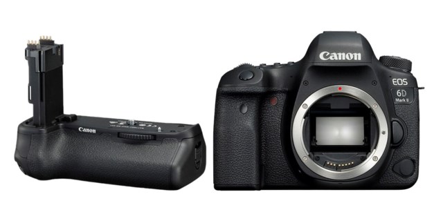 Canon EOS 6D Mark II kamerahus + batterigrepp BG-E21