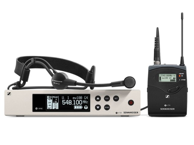 Sennheiser EW 100 G4-ME3-G mikrofon + sändare + mottagare