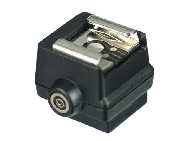 JJC Blixtsko-adapter med mittkontakt  & PC-uttag